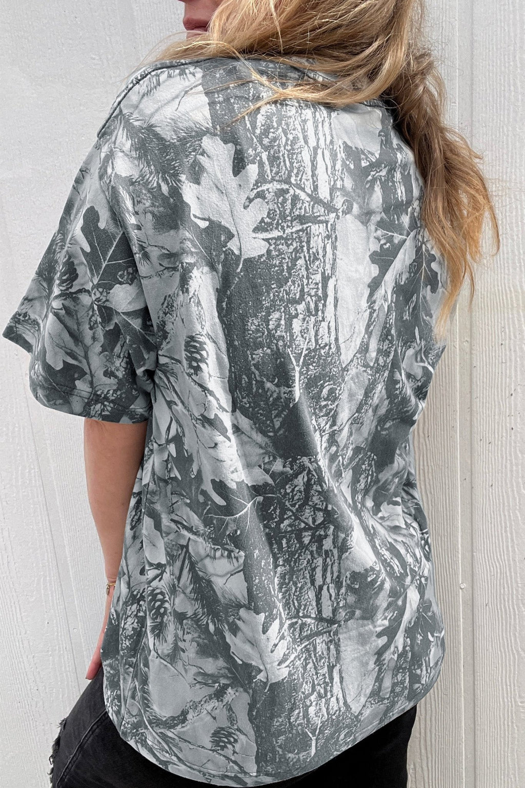 Beige Camo Woodland LOVE LIKE JESUS Casual Tee - Kinfolk Customs LLC