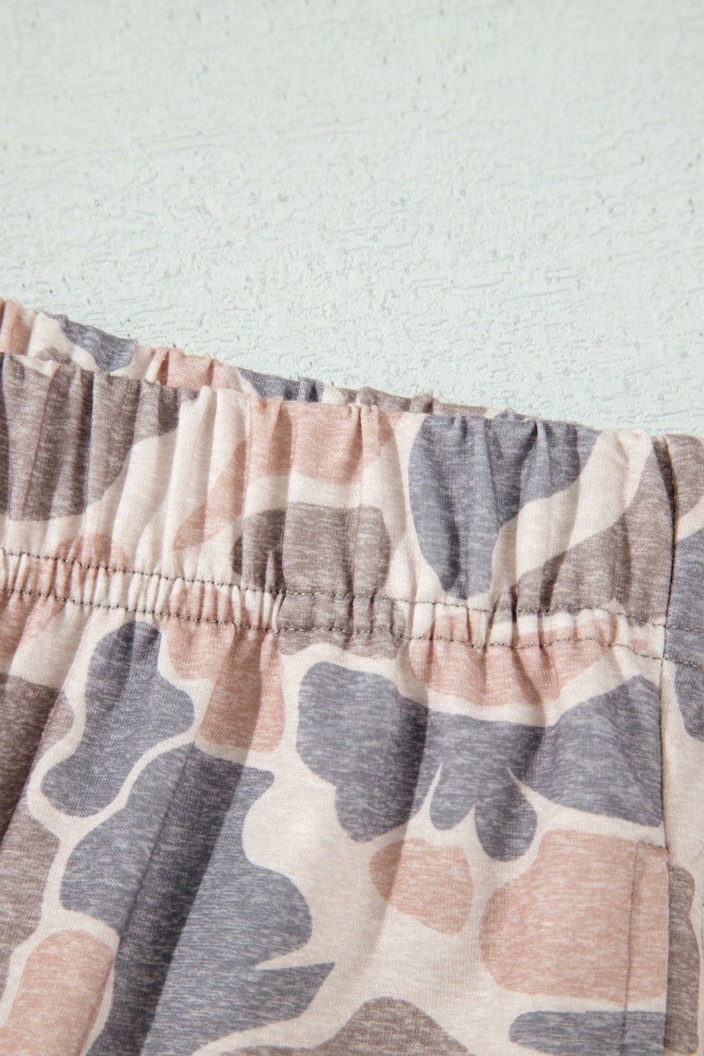 Multicolour Camouflage Print Long Sleeve Top Loose 2pcs Pants Set - Kinfolk Customs LLC